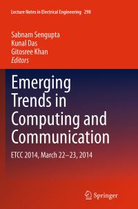 Book Cover for Emerging Trends in Computing and Communication by ETCC Conference
