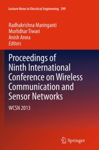 Book Cover for Proceedings of Ninth International Conference on Wireless Communication and Sensor Networks by International Conference on Wireless Communication and Sensor Networks