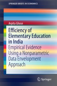 Book Cover for Efficiency of Elementary Education in India by Arpita Ghose