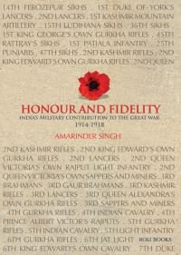 Book Cover for Honour and Fidelity by Amarinder Singh