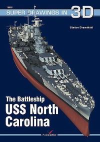 Book Cover for The Battleship USS North Carolina by Stefan Draminski