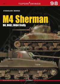 Book Cover for M4 Sherman M4, M4A1, M4A4 Firefly by Stanislaw Mokwa