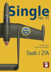Book Cover for Saab J 21A by Dariusz Karnas