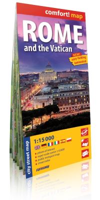Book Cover for Comfort! Map Rome and the Vatican by ExpressMap