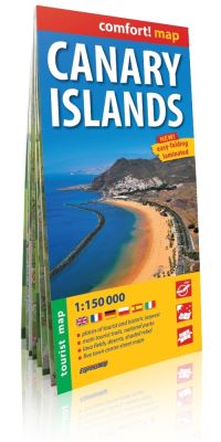 Book Cover for Comfort! Map Canary Islands by ExpressMap