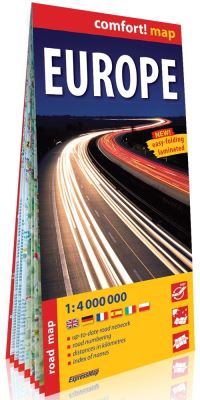 Book Cover for Comfort! Map Europe by ExpressMap