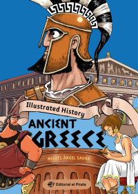 Book Cover for Illustrated History - Ancient Greece by Miguel Ángel Saura