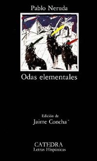 Book Cover for Odas Elementales by Pablo Neruda