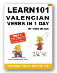 Book Cover for Learn 101 Velencian Verbs in 1 Day by Rory Ryder