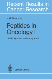 Book Cover for Peptides in Oncology I by K Höffken