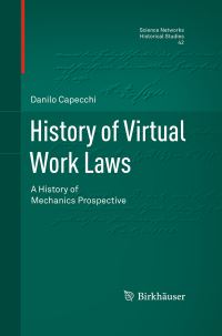 Book Cover for History of Virtual Work Laws by Danilo Capecchi