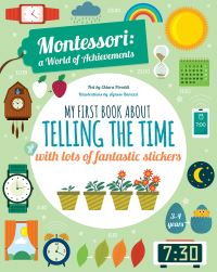 Book Cover for My First Book About Telling Time by Chiara Piroddi