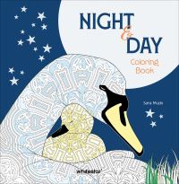 Book Cover for Night & Day. Coloring Book by Sara Muzio