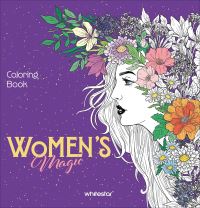 Book Cover for Women's Magic. Coloring Book by Sara Muzio