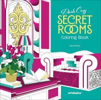 Book Cover for Dark Cozy Secret Rooms. Coloring Book by Sara Muzio