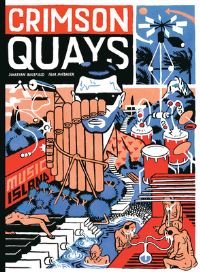 Book Cover for Crimson Quays by Jonathan Bousfield