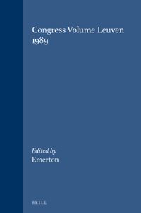 Book Cover for Congress Volume Leuven 1989 by JA Emerton