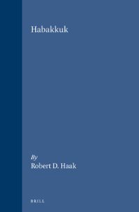 Book Cover for Habakkuk by Robert D Haak