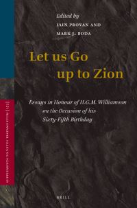 Book Cover for Let Us Go Up to Zion by Iain Provan, Mark Boda