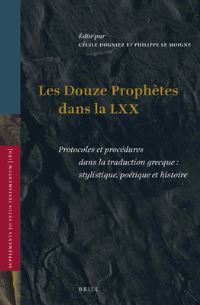 Book Cover for Les Douze Prophètes Dans La LXX by Cécile Dogniez, Phillipe Le Moigne