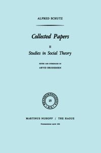 Book Cover for Collected Papers II by A Schutz