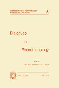 Book Cover for Dialogues in Phenomenology by D Ihde, Richard M Zaner