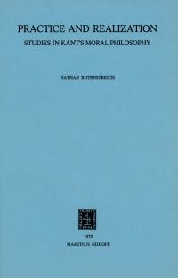 Book Cover for Practice and Realization by Nathan Rotenstreich
