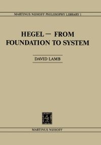 Book Cover for Hegel by David Lamb