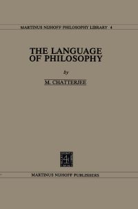Book Cover for The Language of Philosophy by Margaret Chatterjee