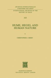 Book Cover for Hume, Hegel and Human Nature by Christopher J Berry