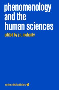 Book Cover for Phenomenology and the Human Sciences by J N Mohanty