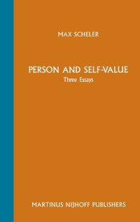 Book Cover for Person and Self Value by Max Scheler, Manfred S Frings