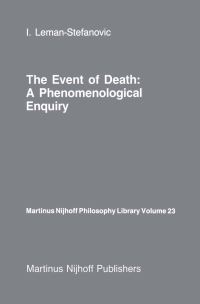 Book Cover for The Event of Death by Ingrid LemanStefanovic