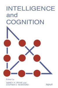 Book Cover for Intelligence and Cognition by SH Irvine, SK Newstead