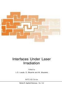 Book Cover for Interfaces Under Laser Irradiation by NATO Advanced Study Institute on Interfaces Under Laser Irradiation, Lucien D Laude, D Bäuerle, M Wautelet