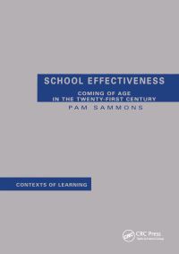 Book Cover for School Effectiveness by Pam Sammons