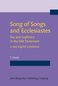Book Cover for Song of Songs and Ecclesiastes by T Givón