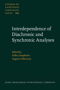 Book Cover for Interdependence of Diachronic and Synchronic Analyses by Folke Josephson, Ingmar Söhrman