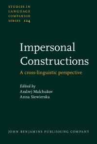 Book Cover for Impersonal Constructions by A L Malchukov, Anna Siewierska