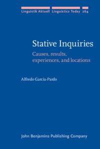 Book Cover for Stative Inquiries by Alfredo GarcíaPardo