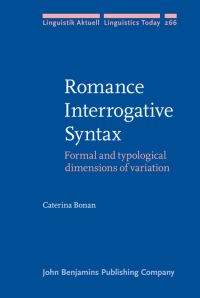 Book Cover for Romance Interrogative Syntax by Caterina Bonan