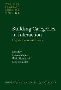 Book Cover for Building Categories in Interaction by Caterina Mauri, Ilaria Fiorentini, Eugenio Goria