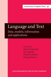 Book Cover for Language and Text by International Conference on Quantitative Linguistics
