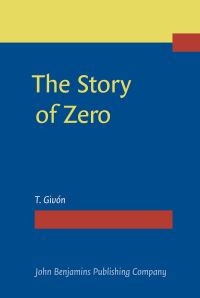 Book Cover for The Story of Zero by T Givón