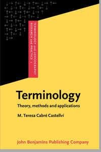 Book Cover for Terminology by M Teresa Cabré, Juan C Sager