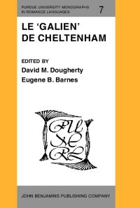 Book Cover for Le 'Galien' De Cheltenham by David M Dougherty, Eugene B Barnes