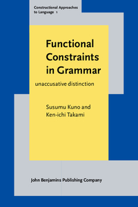 Book Cover for Functional Constraints in Grammar by Susumu Kuno, Kenichi Takami