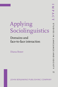 Book Cover for Applying Sociolinguistics by Diana Boxer