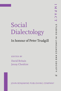 Book Cover for Social Dialectology by David Britain, Jenny Cheshire
