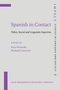 Book Cover for Spanish in Contact by Kim Potowski, Richard Cameron